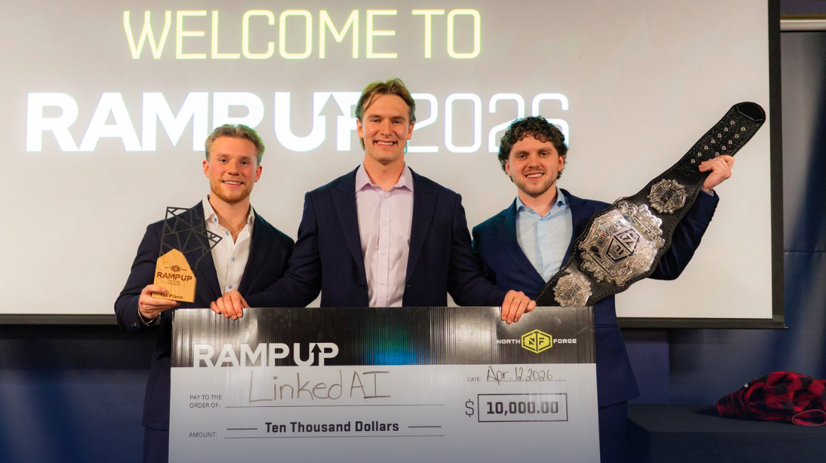 LinkedAI RampUp 2026 Winners — $10,000 cheque
